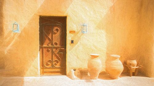 Tür in Dubais Altstadt von Rene van Heerdt