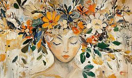 Blütenträumerische Muse von Zen und Mehr