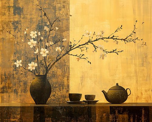 bloemen stilleven | Golden Blossom