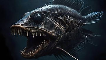 Deep sea monster I by Retrotimes