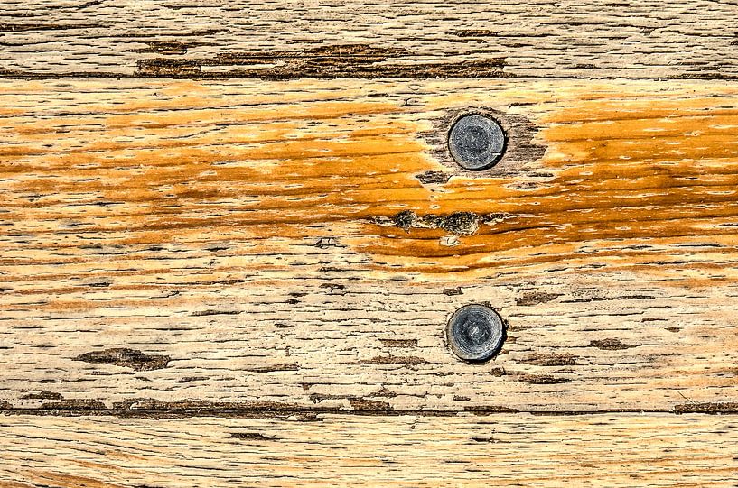 Ruw houten tafelblad van Frans Blok