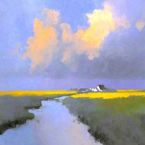 Blumenwiese | Horizont aus Gelb und Licht