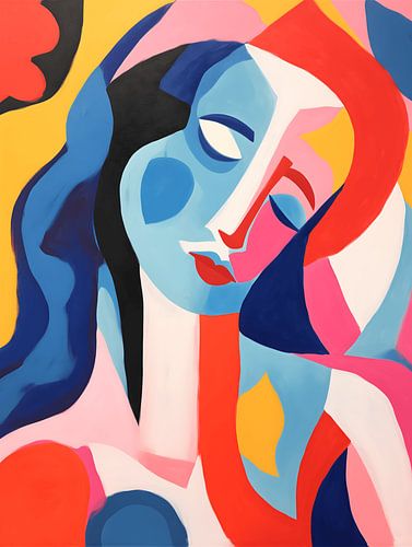 Kleurrijke Vrouw Abstract