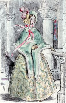 Damenmode des 19. Jahrhundert in Paris (1839), Henri Boutet