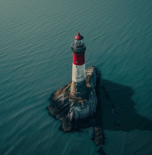 Lighthouse and endless water