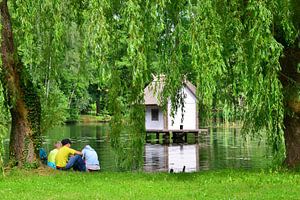 Talk am Teich in Lehde