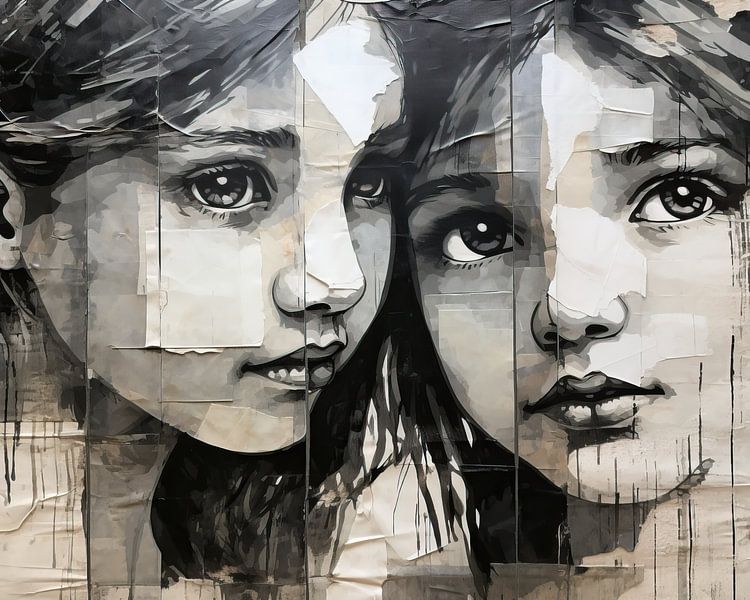 Straßenkunst | Banksy-Stil von Blickfänger Gemälde