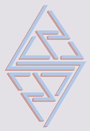 Diamond One van Drawn by Johan