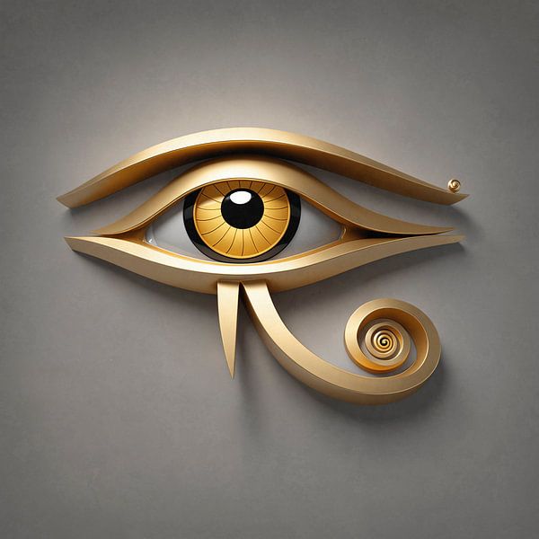 gouden Egypte oog van Horus van Markus Gann