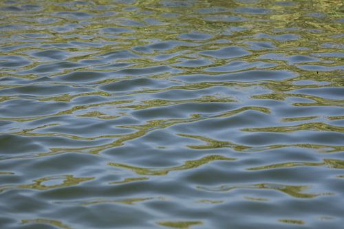 abstracte reflectie op water