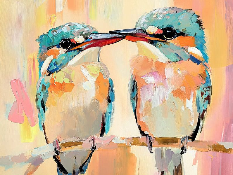 Two birds by Eye catching paintings