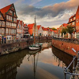 Hanseatic city of Stade in Germany by Marcel Tuit