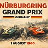 Nürburgring Grand Prix 1960 Vintage Formula Racing Poster – German Motorsport Wall Decor by Dodik Hariyono