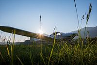 Morning Light on the Airfield – Stillness Before the Flight