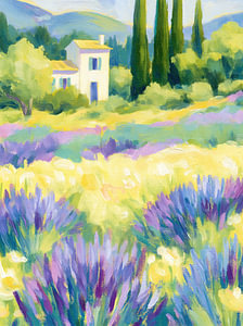 Impressionistische Lavendelblüte | Provence Südfrankreich