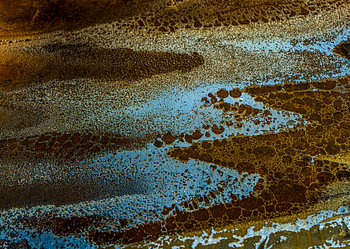 The river flows