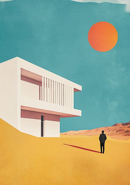 Bauhaus poster art print by Niklas Maximilian