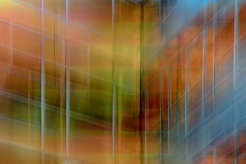 Farbige Wand #2 von Ruud de Soet
