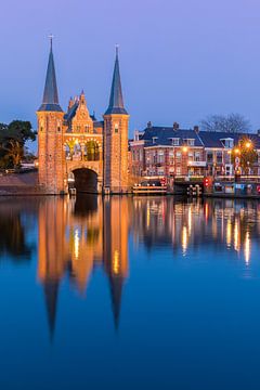 The water gate in Sneek, Friesland, Netherlands