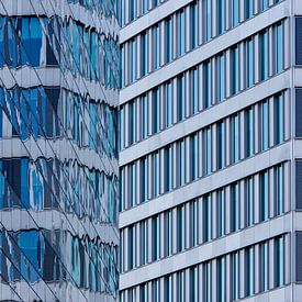 Detail des Bürogebäudes The Edge in Amsterdam von Rini Braber