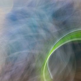 Abstract with a touch of green by Greetje van Son