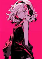 Pink Anime Girl Streetwear
