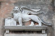 Wapen met leeuw en bijbel van Ventie, Italie van Joost Adriaanse thumbnail
