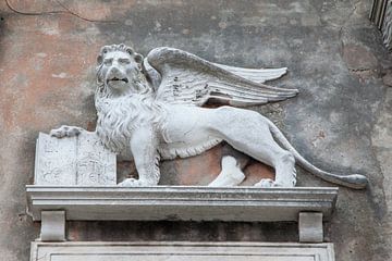 Wapen met leeuw en bijbel van Ventie, Italie