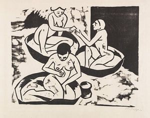 Max Pechstein, Nageurs II, 1911