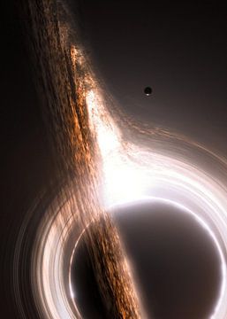 Gargantua zwart gat van Nikita Abakumov