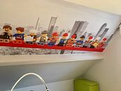 Klantfoto: Lunch atop a skyscraper Lego edition - Rotterdam van Marco van den Arend