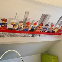 Kundenfoto: Lunch atop a skyscraper Lego edition - Rotterdam von Marco van den Arend