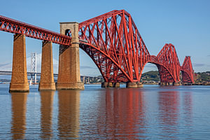 Forth Bridge, South Queensferry, Edinburgh, Schottland, Vereinigtes Königreich