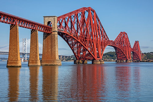 Forth Bridge, South Queensferry, Edinburgh, Schottland, Vereinigtes Königreich von Arch White