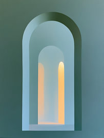 Stiller Lichtbogen von Mosaic Dialogue