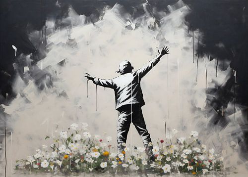 De vrijheid | Banksy Style