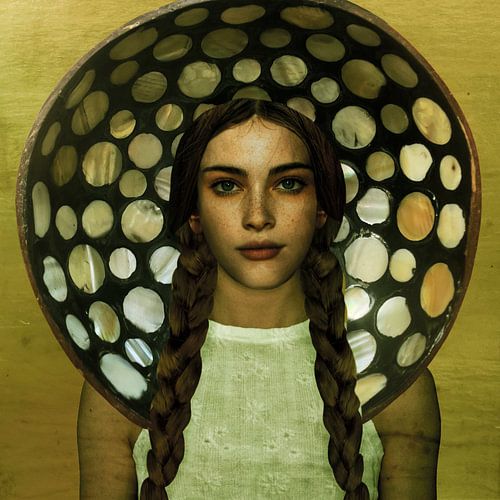 Popart Beauty Mosaic Crown Gold