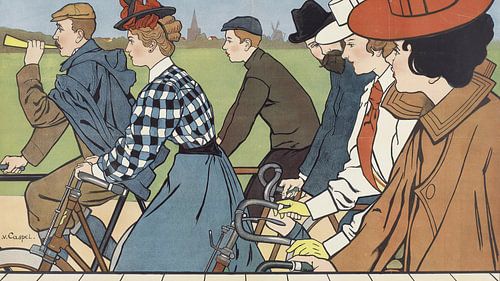 Hammer-Fahrräder, Johann Georg van Caspel von Vintage Afbeeldingen