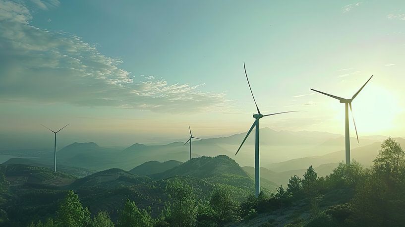 Energie transitie &amp; Windmolens van PixelPrestige