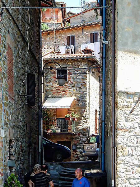 Characterful Alleyway in Passignano sul Trasimeno by Dorothy Berry-Lound