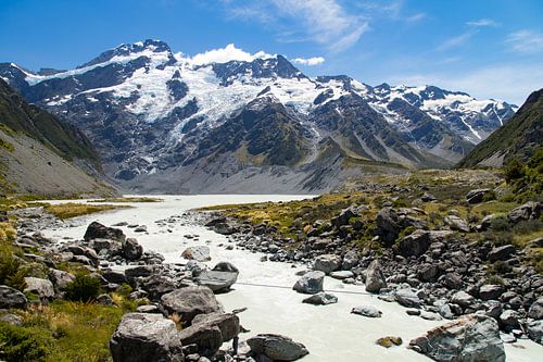 Hooker Valley Track, Mt Cook, Nieuw Zeeland