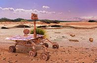 Der frohen Mars-Rover Opportunity von Frans Blok Miniaturansicht