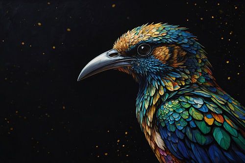 Portret modern vogel