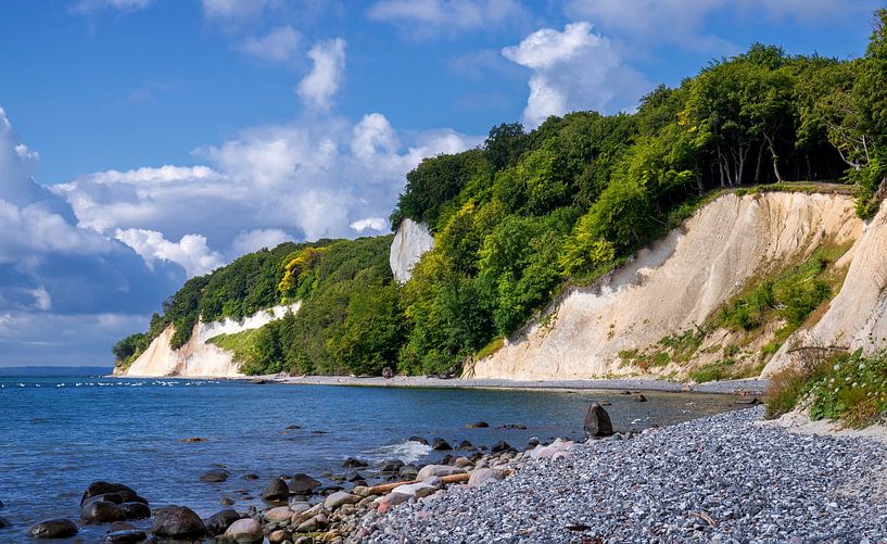 Chalk cliffs of Rügen, Germany by Adelheid Smitt