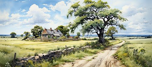 Geschilderd Landschap