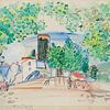 Raoul Dufy - Vue de la tour de Vernet-les-Bains (circa 1941) sur Peter Balan