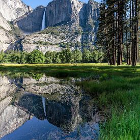 Miroir des chutes du Yosemite sur Thomas Klinder