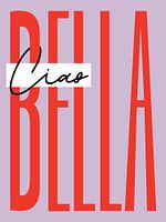 Ciao Bella - Lila und Rot