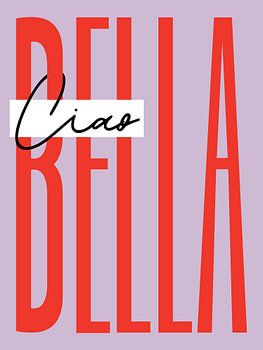 Ciao Bella - Lila und Rot