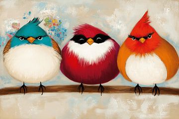 Grumpy Birds van Studio Allee